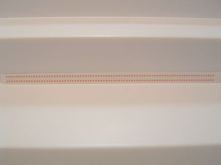Small Round Orange Lights On Clear (2 Strips)